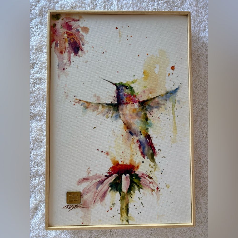 Dean Crouser PeeWee Hummingbird Collection Wall Art-Art by Demdaco-Canvas Print